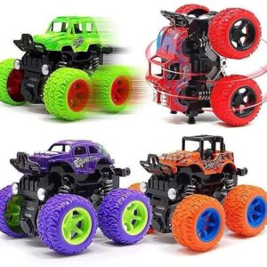 SKYLINE Exciting Pack of 2 Monster Trucks for Boys 3-7 Years Old